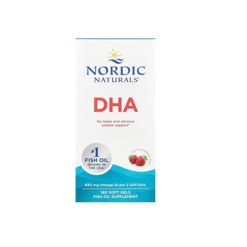 NORDIC NATURALS DHA Omega-3 Oil (180 kaps.)