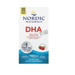 NORDIC NATURALS DHA Xtra Omega-3 Oil (60 kaps.)