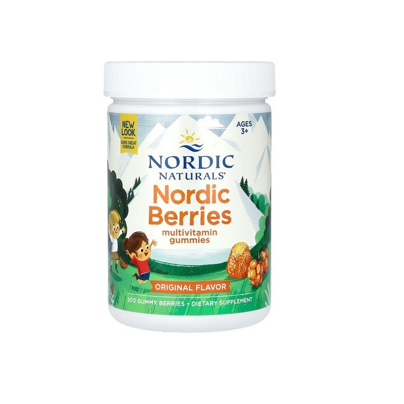 NORDIC NATURALS Nordic Berries Original Flavor (200 żelek)