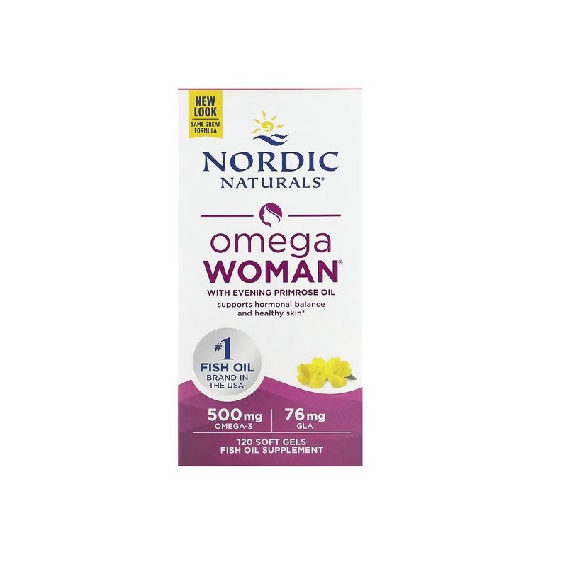 NORDIC NATURALS Omega Woman (120 kaps.)
