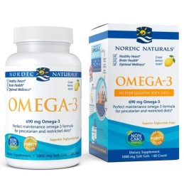 NORDIC NATURALS Omega-3 in Fish Gelatin (60 kaps.)
