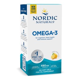 NORDIC NATURALS Omega-3, Lemon (120 kaps.)