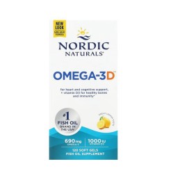 NORDIC NATURALS Omega-3D (120 kaps.)