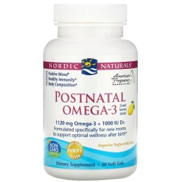 NORDIC NATURALS Postnatal Omega-3 (60 kaps.)