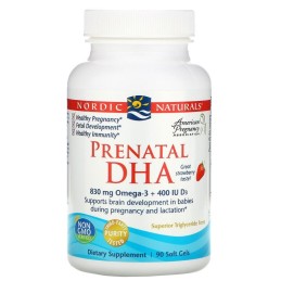 NORDIC NATURALS Prenatal DHA - strawberry (90 kaps.)