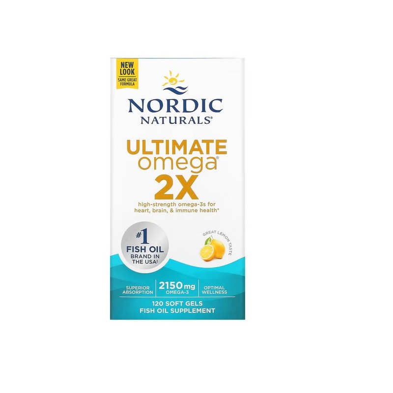 NORDIC NATURALS Ultimate Omega 2X (120 kaps.)