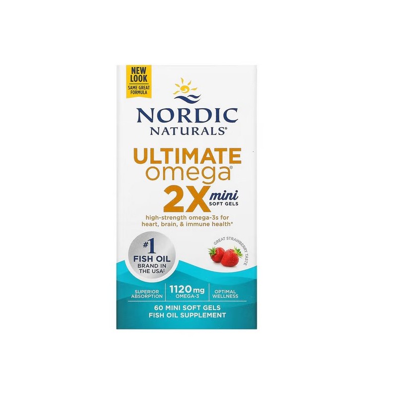 NORDIC NATURALS Ultimate Omega 2X Mini (60 kaps.)