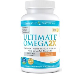 NORDIC NATURALS Ultimate Omega 2X with Vitamin D3 (60 kaps.)