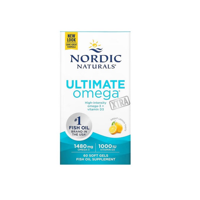 NORDIC NATURALS Ultimate Omega Xtra (60 kaps.)