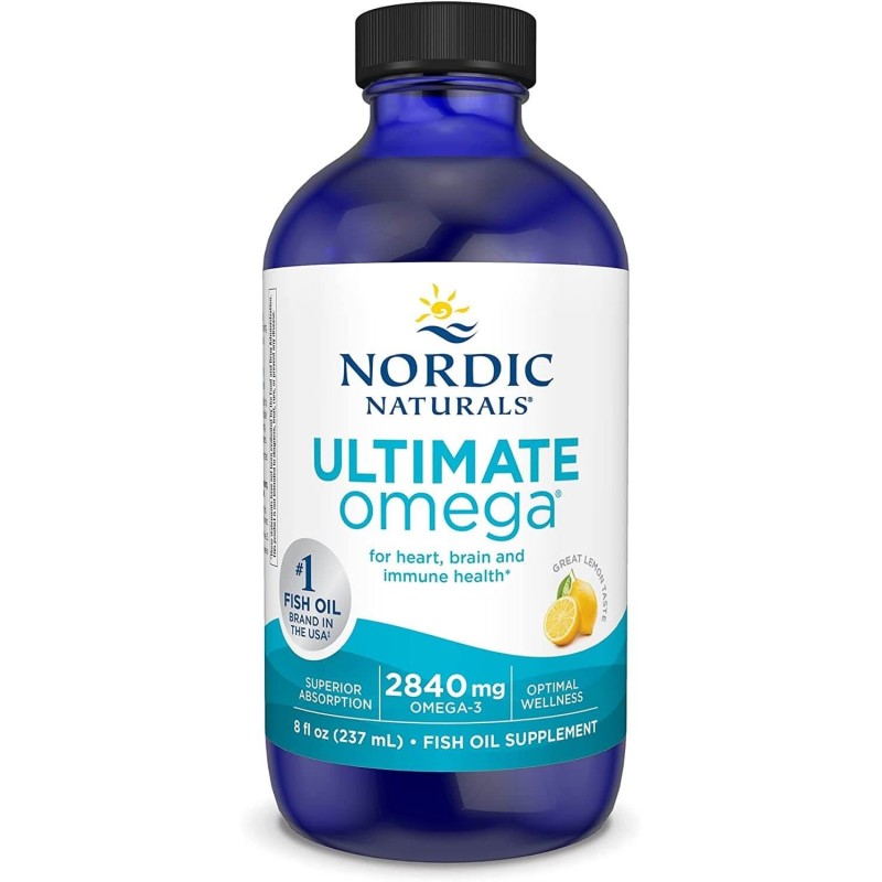 NORDIC NATURALS Ultimate Omega, Lemon, 2840 mg (237 ml)