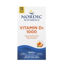 NORDIC NATURALS Vitamin D3 1000 IU (120 kaps.)