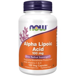 NOW FOODS Alpha Lipoic Acid 100 mg (120 kaps.)