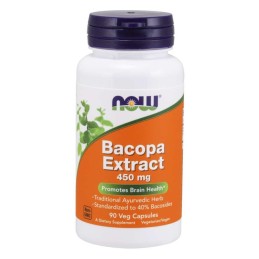 NOW FOODS Bacopa Extract 450 mg (90 kaps.)