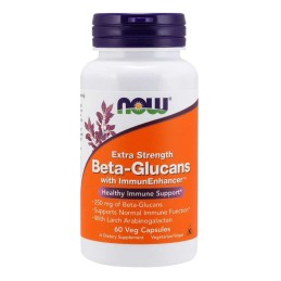 NOW FOODS Beta-Glucans with ImmunEnhancer (60 kaps.)