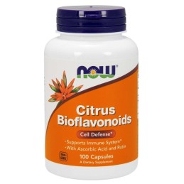 NOW FOODS Bioflawonoidy Cytrusowe + Witamina C + Rutyna (100 kaps.)