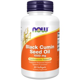 NOW FOODS Black Cumin Seed Oil - Czarnuszka (60 kaps.)