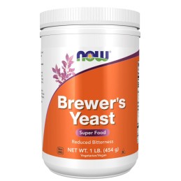 NOW FOODS Brewer's Yeast - Drożdze Piwowarskie 650 mg (454 g)