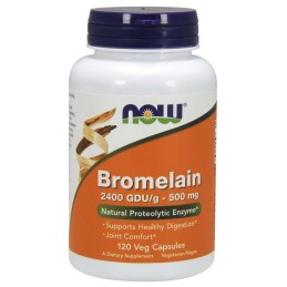 NOW FOODS Bromelaina (120 kaps.)