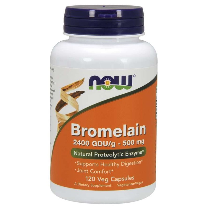 NOW FOODS Bromelaina (120 kaps.)