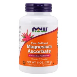NOW FOODS Buffered Magnesium Ascorbate - Magnez + Witamina C (227 g)