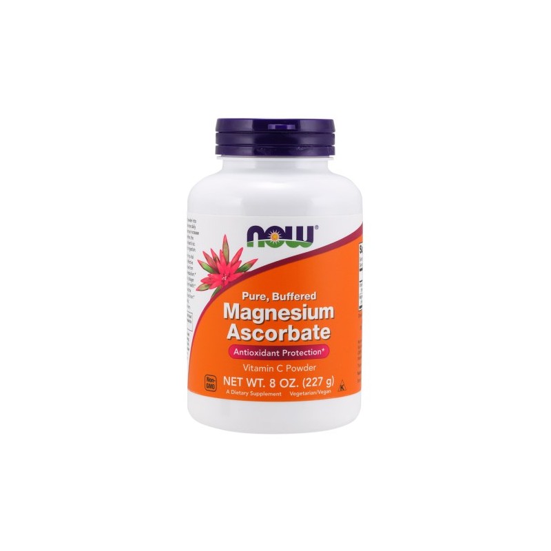 NOW FOODS Buffered Magnesium Ascorbate - Magnez + Witamina C (227 g)
