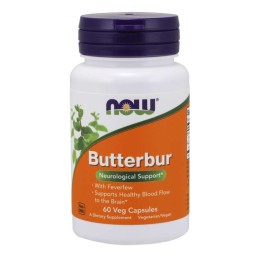 NOW FOODS Butterbur - Lepiężnik Różowy 75 mg (60 kaps.)