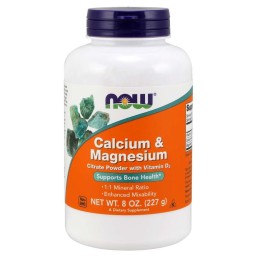 NOW FOODS Calcium & Magnesium (227 g)