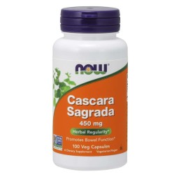 NOW FOODS Cascara Sagrada 450 mg (100 kaps.)