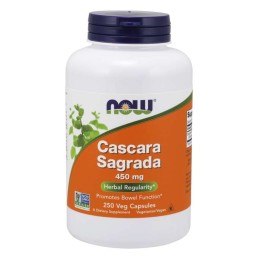 NOW FOODS Cascara Sagrada 450 mg (250 kaps.)