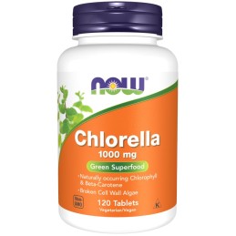 NOW FOODS Chlorella 1000 mg (120 tabl.)