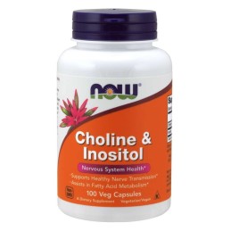 NOW FOODS Cholina i Inozytol (100 kaps.)