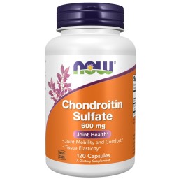 NOW FOODS Chondroitin Sulfate - Siarczan Chondroityny 600 mg (120 kaps.)