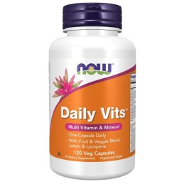 NOW FOODS Daily Vits - Witaminy i Minerały (120 kaps.)