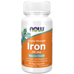 NOW FOODS Double Strength Iron (90 kaps.)