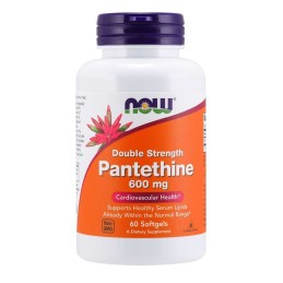NOW FOODS Double Strength Pantethine 600 mg (60 kaps.)