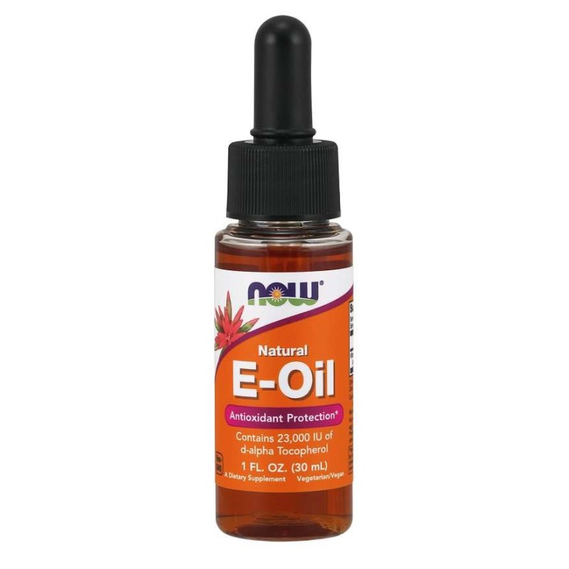 NOW FOODS E-Oil - Naturalna Witamina E (30 ml)