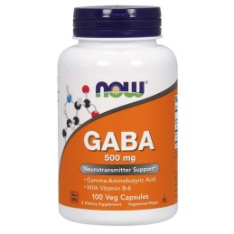 NOW FOODS GABA 500 mg (100 kaps.)