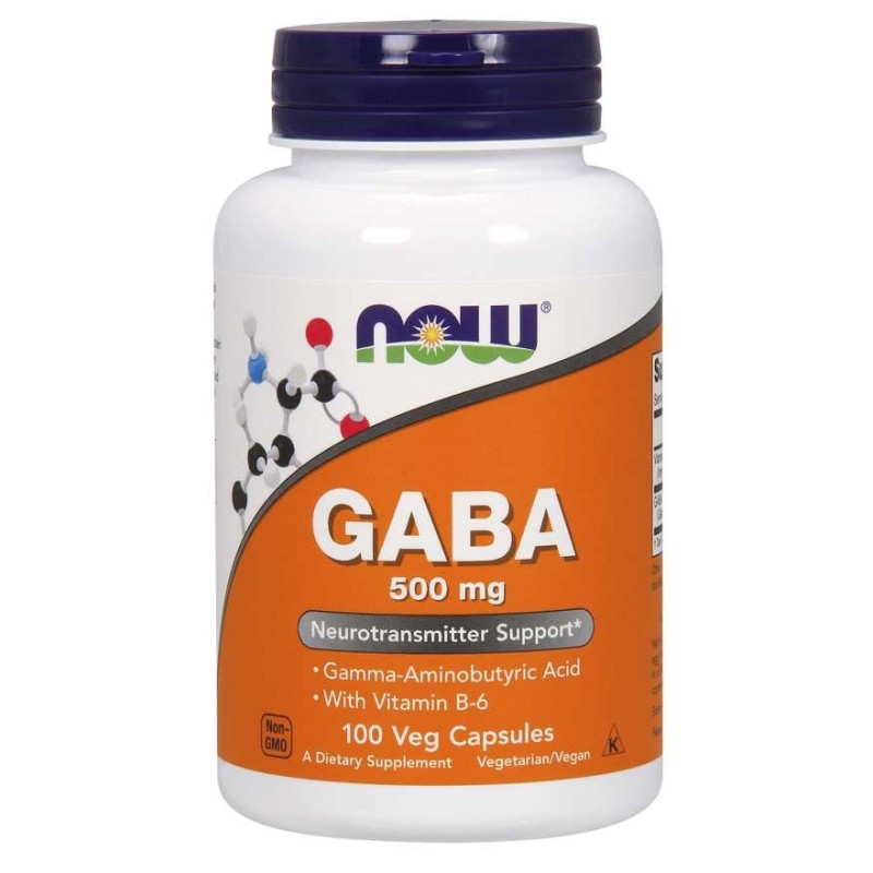 NOW FOODS GABA 500 mg (100 kaps.)