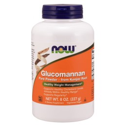 NOW FOODS Glucomannan (Glukomannan) - Konjac Root w proszku (227 g)
