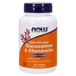 NOW FOODS Glukozamina i Chondroityna (60 tabl.)