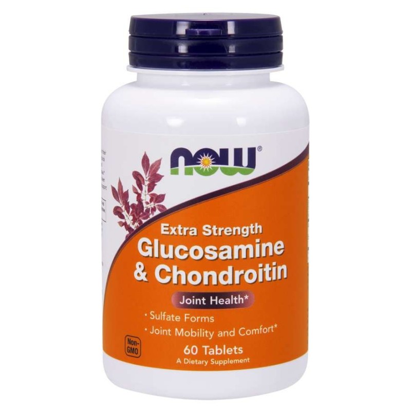 NOW FOODS Glukozamina i Chondroityna (60 tabl.)