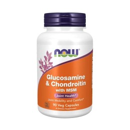 NOW FOODS Glukozamina i Chondroityna z MSM (90 kaps.)