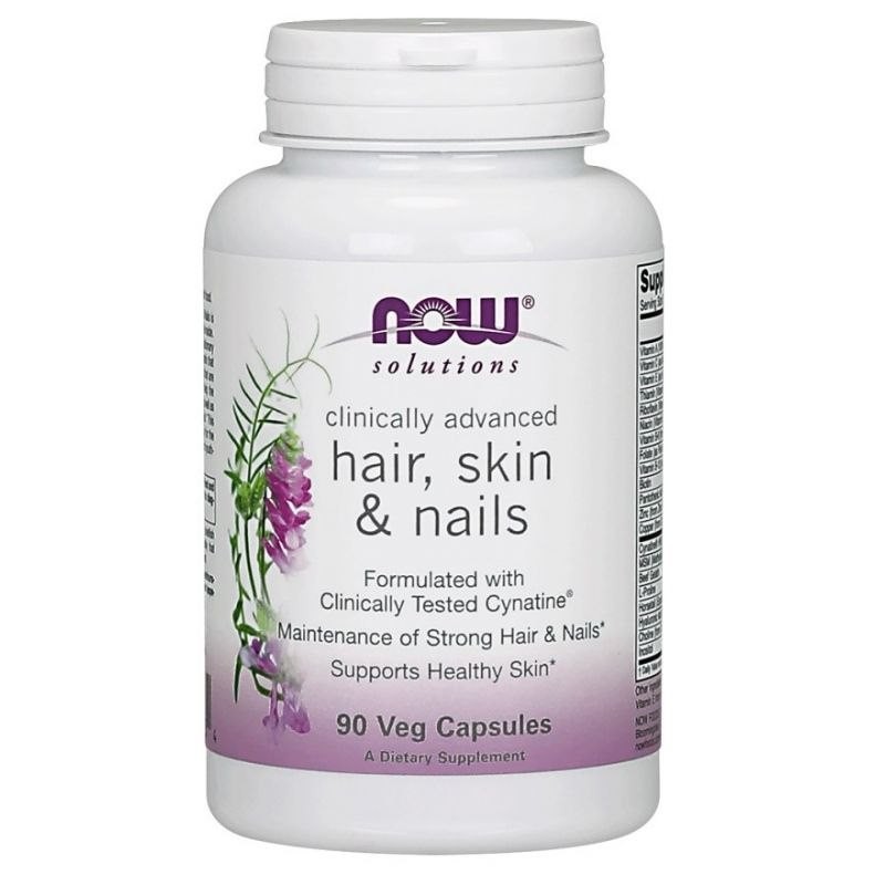 NOW FOODS Hair, Skin & Nails - Włosy, Skóra i Paznokcie (90 kaps.)
