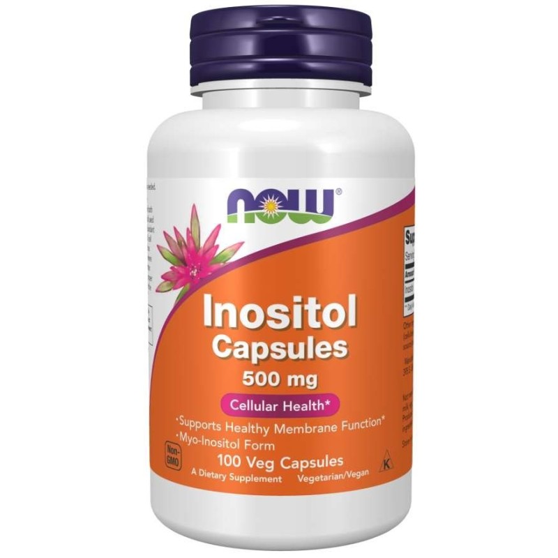 NOW FOODS Inozytol 500 mg  (100 kaps.)
