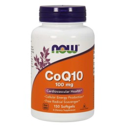 NOW FOODS Koenzym Q10 100 mg (150 kaps.)