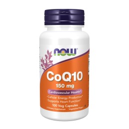 NOW FOODS Koenzym Q10 150 mg z lecytyną 70 mg (100 kaps.)