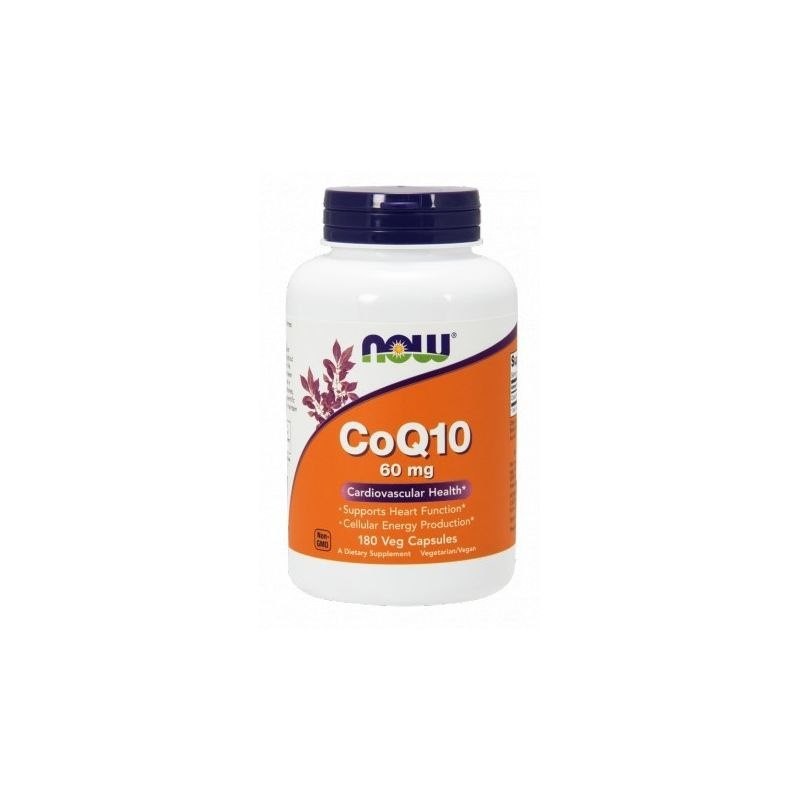 NOW FOODS Koenzym Q10 60 mg (180 kaps.)