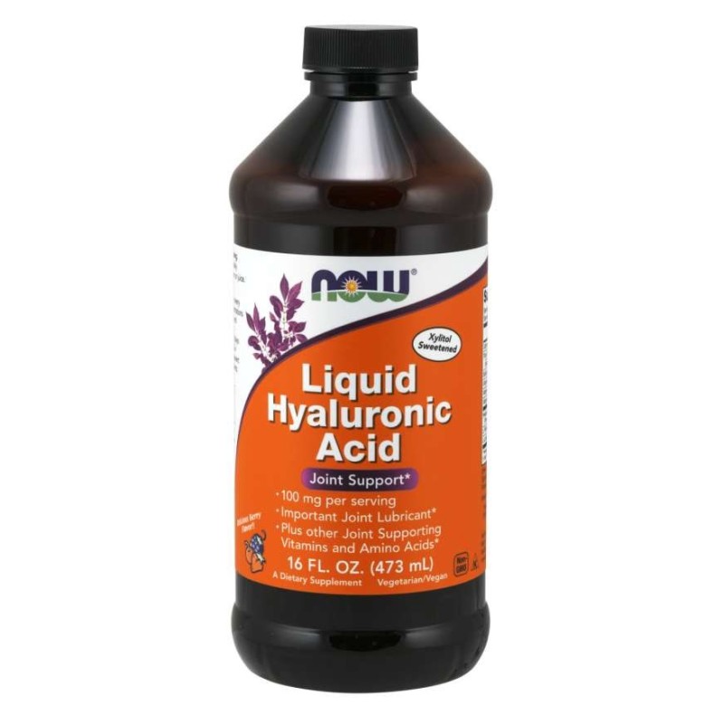 NOW FOODS Kwas Hialuronowy (473 ml)