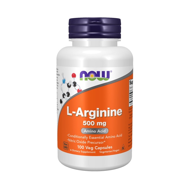 NOW FOODS L-Arginine 500 mg (100 kaps.)