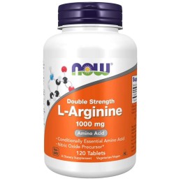 NOW FOODS L-Arginine Double Strength 1000 mg (120 tabl.)